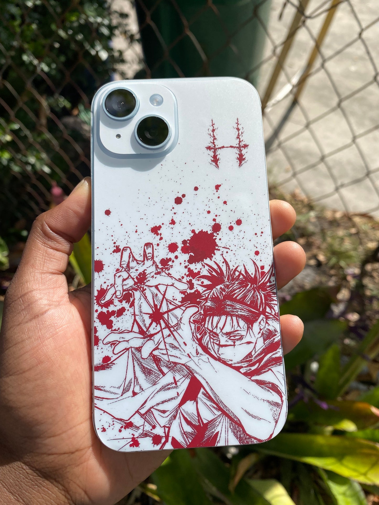 Blood Art Phone Skin/Sticker